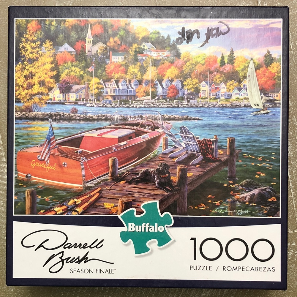 1000 Piece Puzzle Buffalo David Bitton Darrell Bush - Season Finale - Lakeside